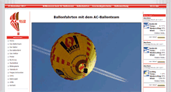 Desktop Screenshot of ac-ballonteam.de